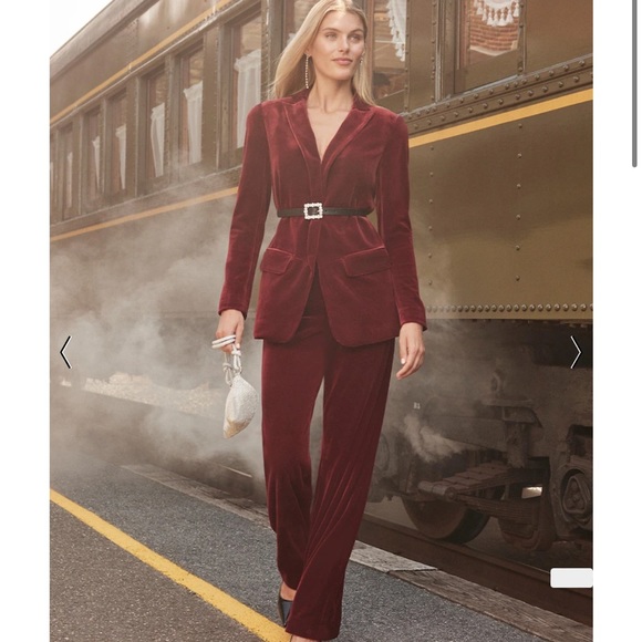 WHBM Velvet Blazer SIZE 0 NWT - Picture 7 of 7